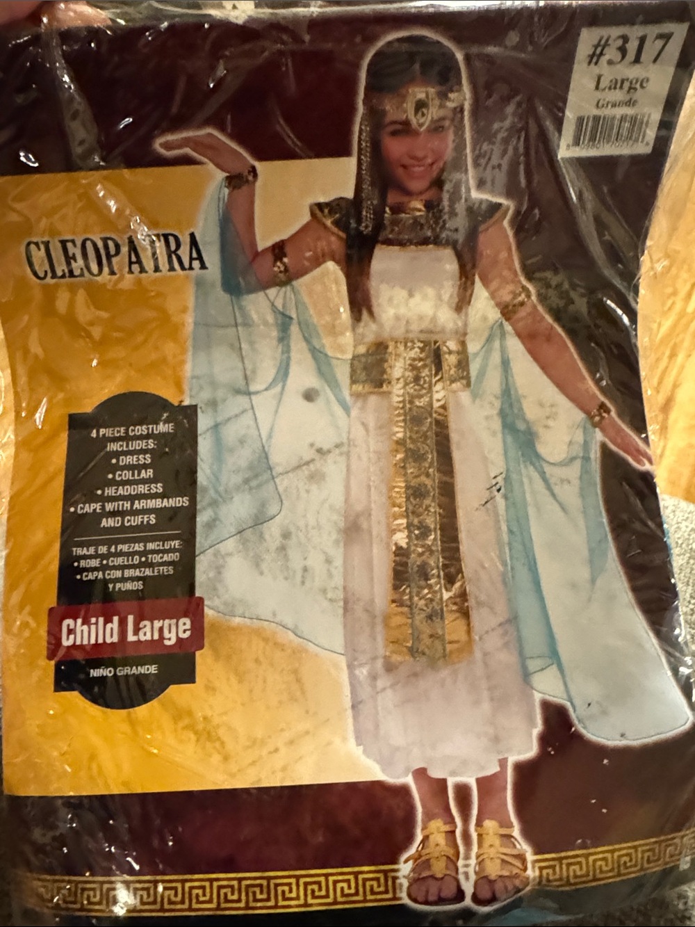 Child’s Cleopatra Costume size Large